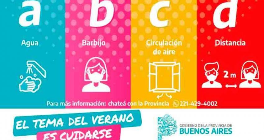 ABCD, el spot de la Provincia para disfrutar de un verano cuidado 